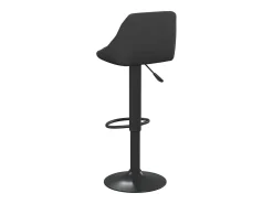 Taburete de cocina de terciopelo negro