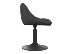 Taburete de cocina de terciopelo negro