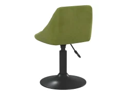 Taburete de cocina de terciopelo verde claro