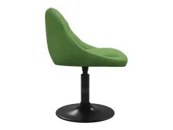 Taburete de cocina de terciopelo verde claro
