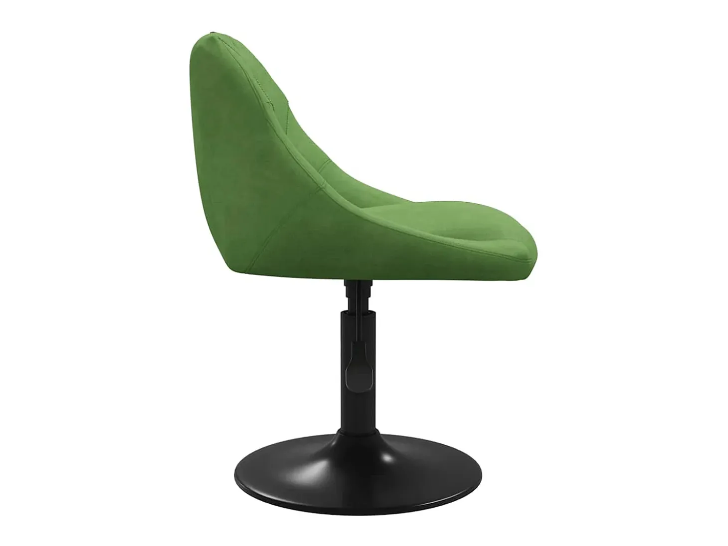 Taburete de cocina de terciopelo verde claro