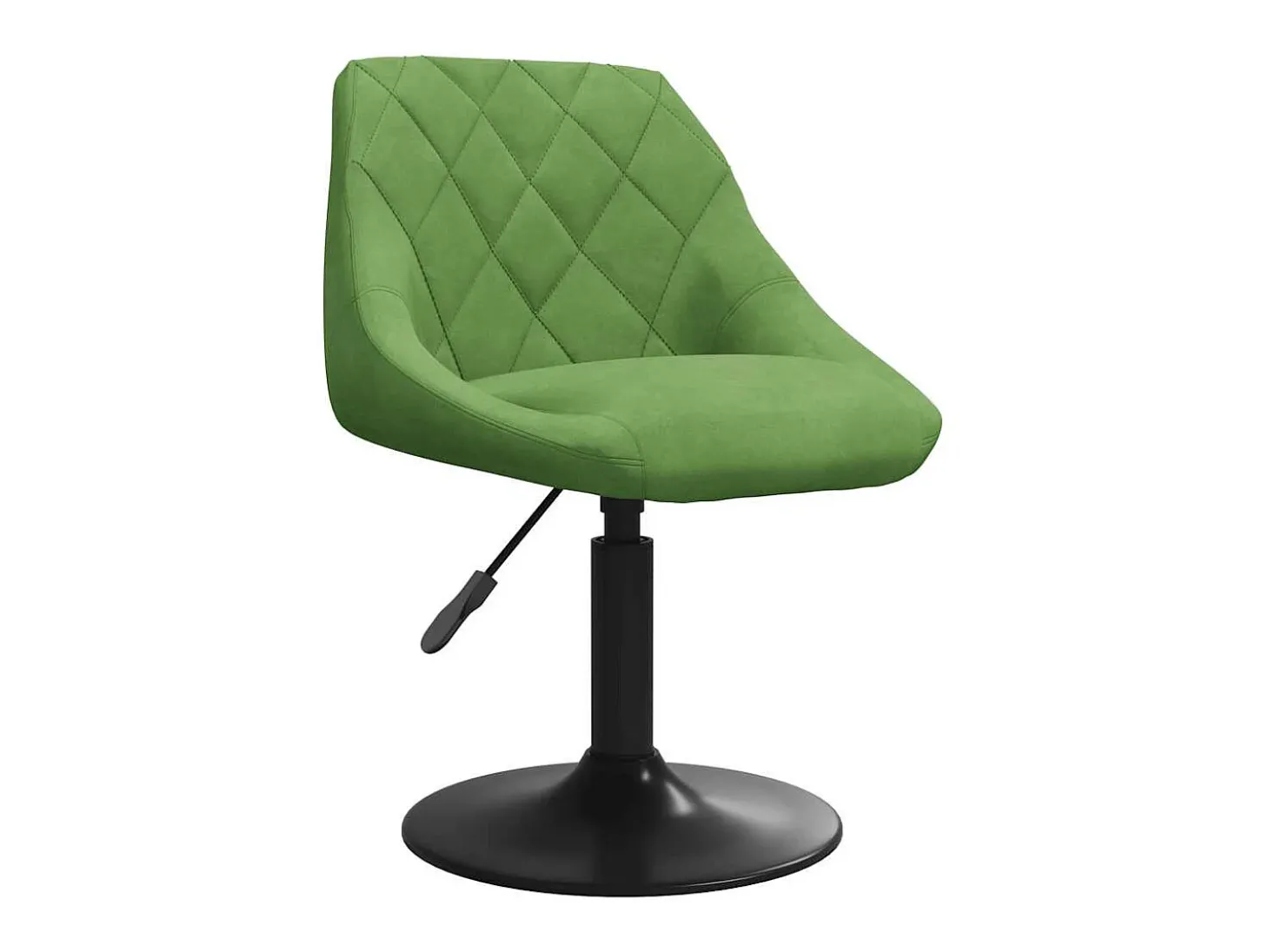 Taburete de cocina de terciopelo verde claro
