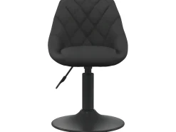 Taburete de cocina de terciopelo negro ES86072