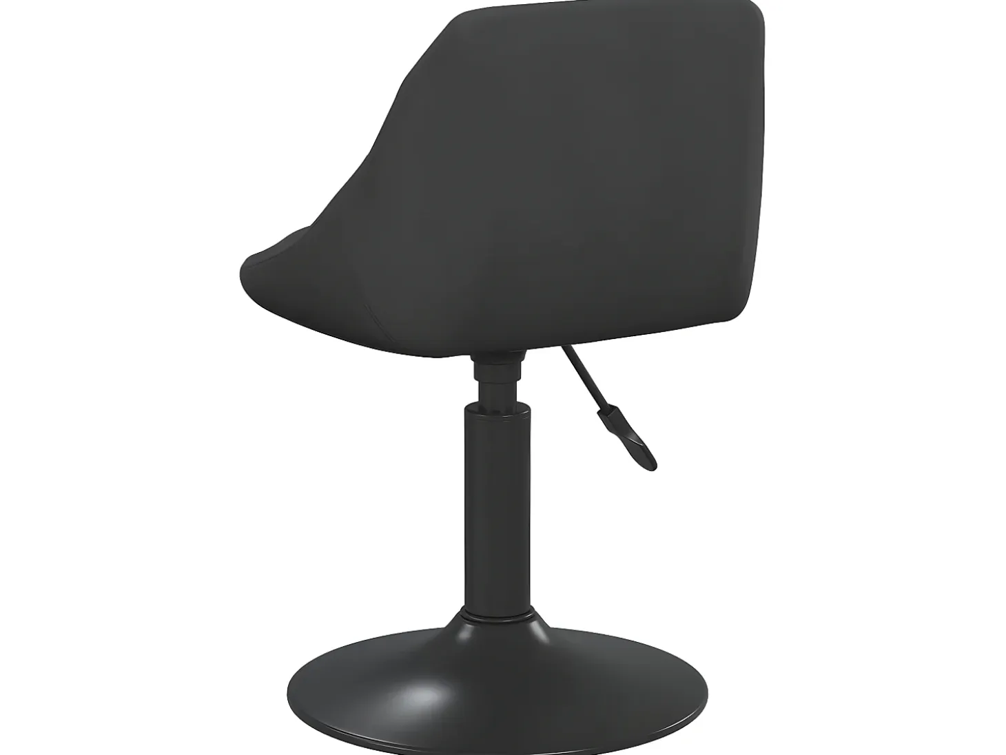 Taburete de cocina de terciopelo negro ES86072
