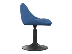 Taburete de cocina de terciopelo azul