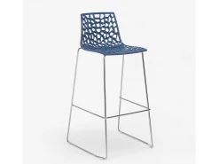 Taburete de Cocina Grand Soleil 74cm Design Spider Slitta - Azul Marino