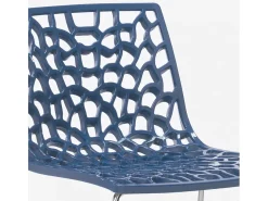Taburete de Cocina Grand Soleil 74cm Design Spider Slitta - Azul Marino