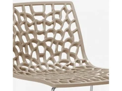 Taburete de Cocina Grand Soleil 74cm Design Spider Slitta - Beige
