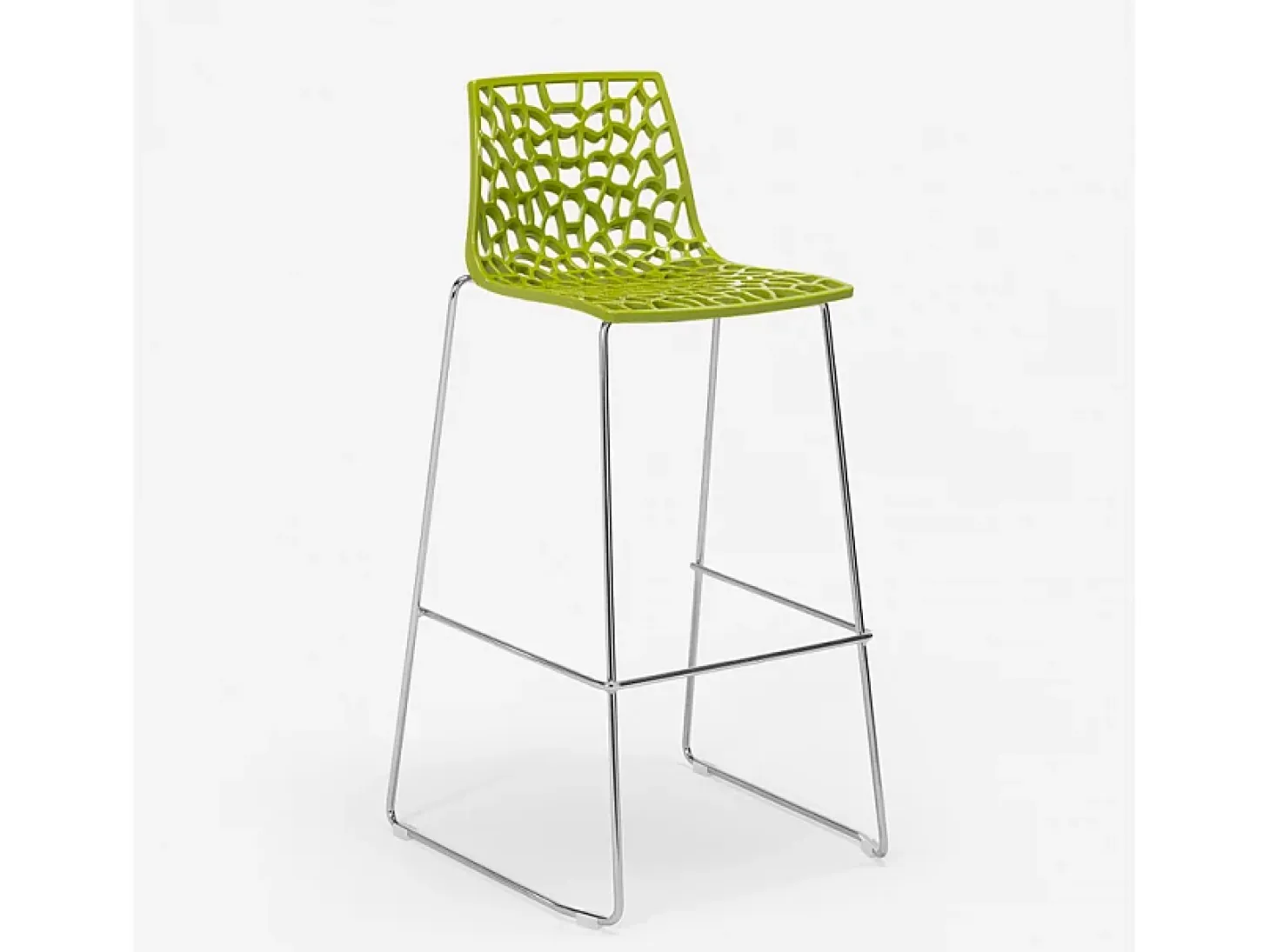 Taburete de Cocina Grand Soleil 74cm Design Spider Slitta - Verde Anís