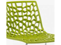 Taburete de Cocina Grand Soleil 74cm Design Spider Slitta - Verde Anís