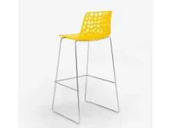 Taburete de Cocina Grand Soleil 74cm Design Spider Slitta - Amarillo