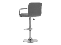 Taburete de cocina tela gris claro