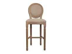 Taburete De Madera Tapizado