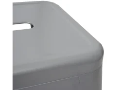 Taburete de metal MCW-A73 (juego de 6), gris