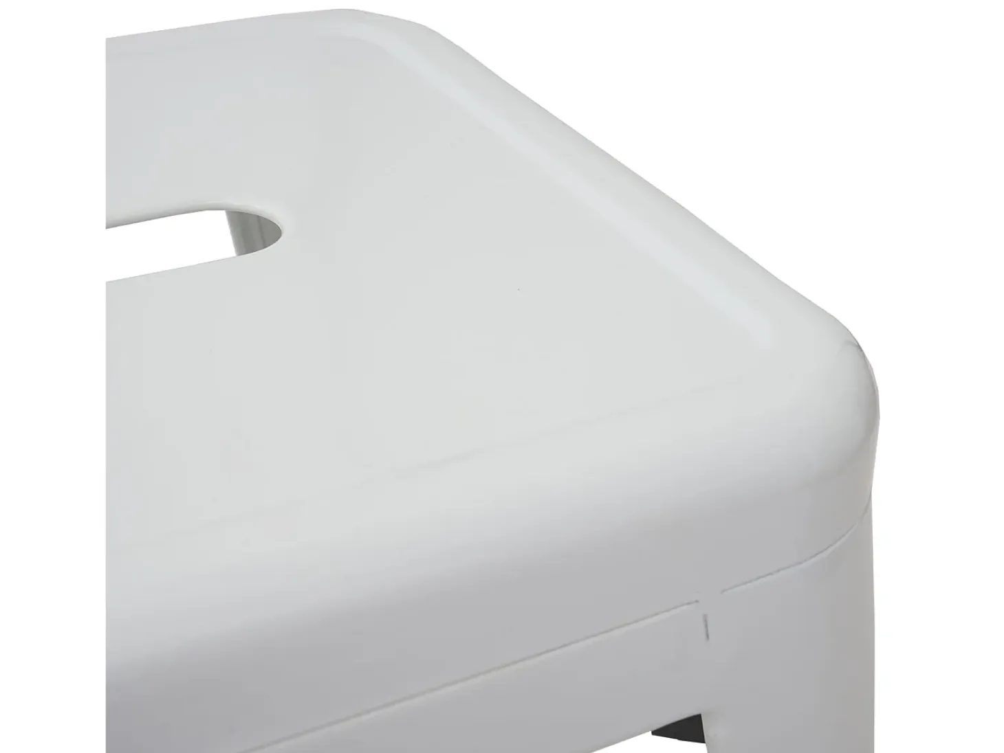 Taburete de metal MCW-A73 (juego de 6), blanco