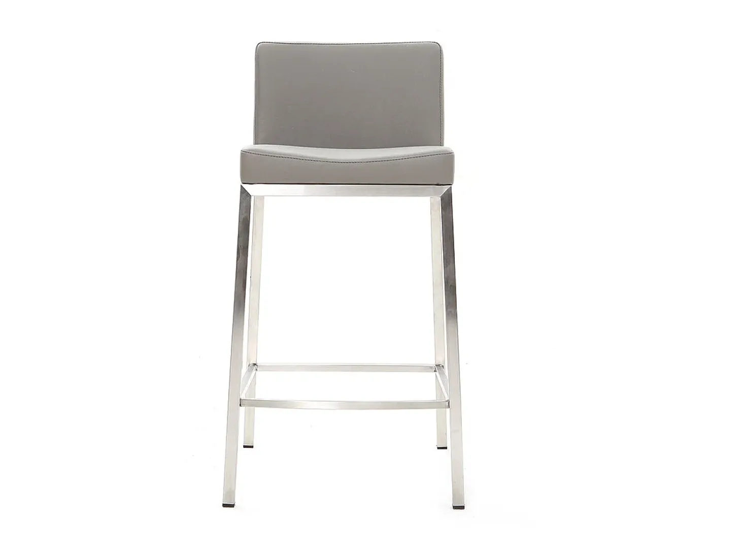 Taburete diseño 66cm gris lote de 2 EPSILON