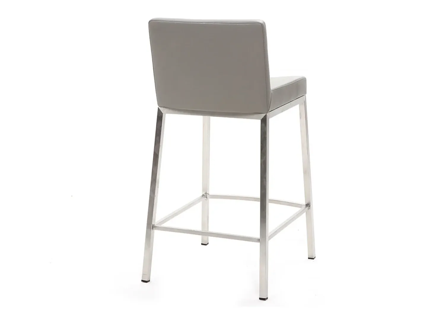 Taburete diseño 66cm gris lote de 2 EPSILON