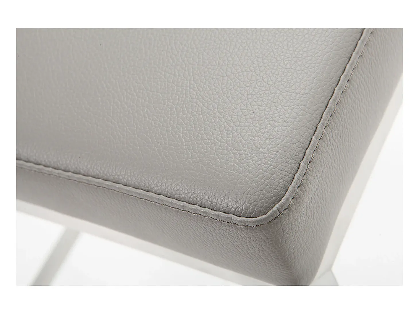 Taburete diseño 66cm gris lote de 2 EPSILON