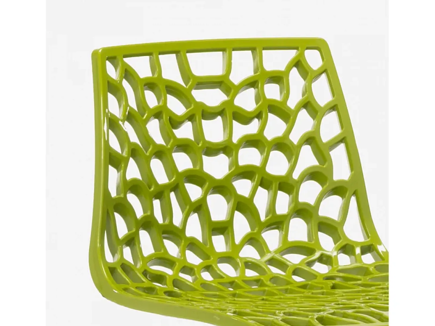 Taburete diseño cocina bar base negro mate regulable Grand Soleil Spider Matt - Verde Anís