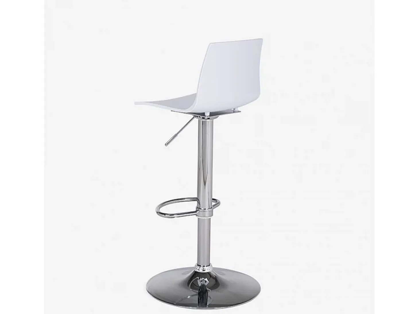 Taburete diseño mate altura regulable cocina bar Grand Soleil Imola Matt - Blanco