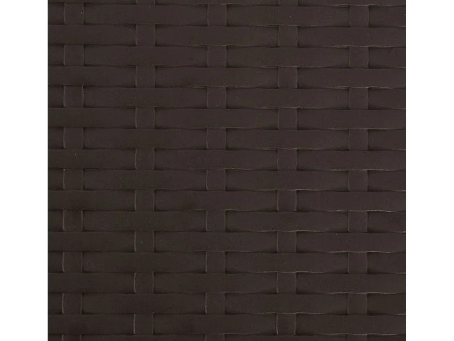 Taburete jardín plegable 2 uds HDPE acero marrón look ratán