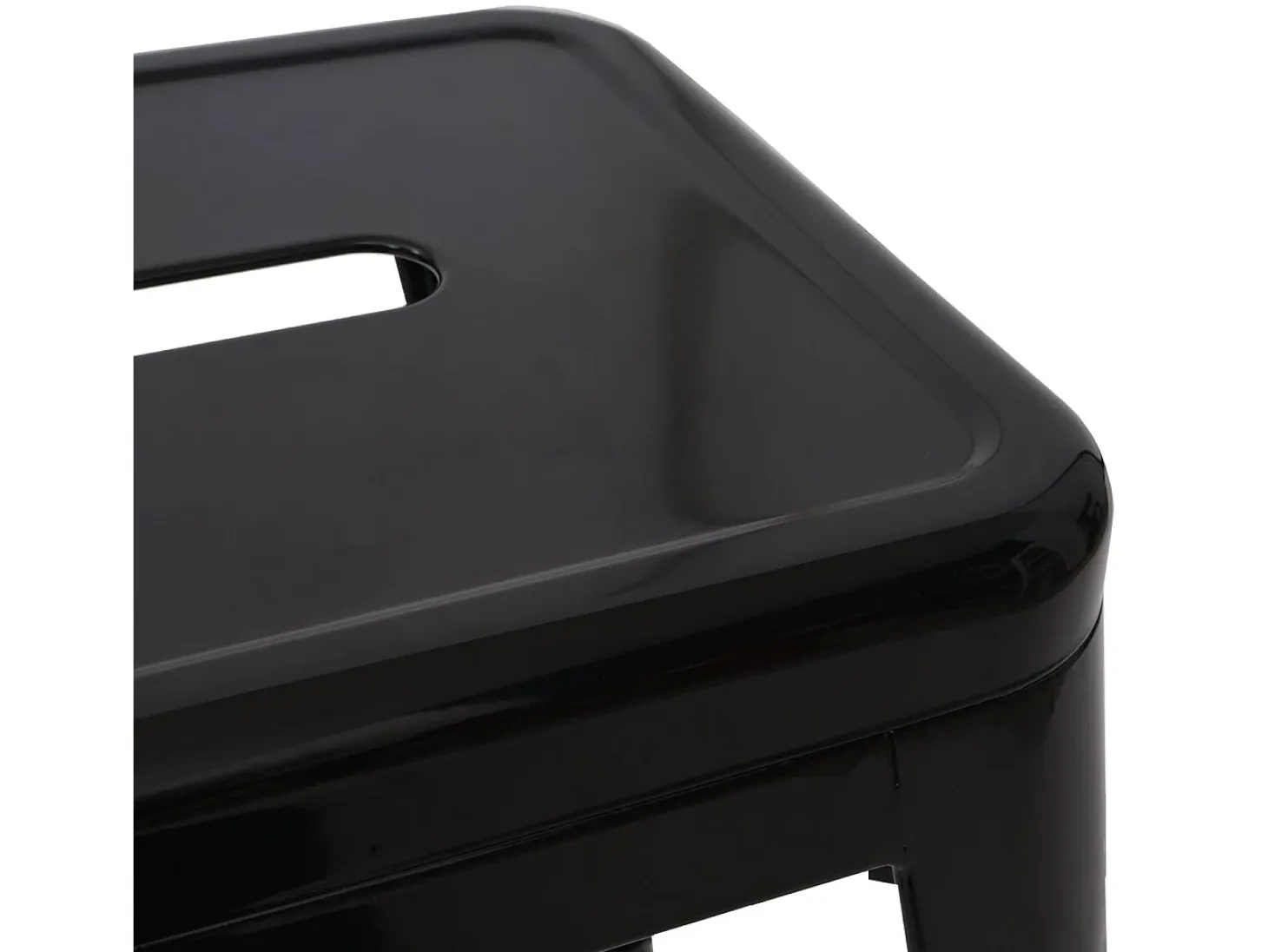 Taburete MCW-A73 (set de 2), negro