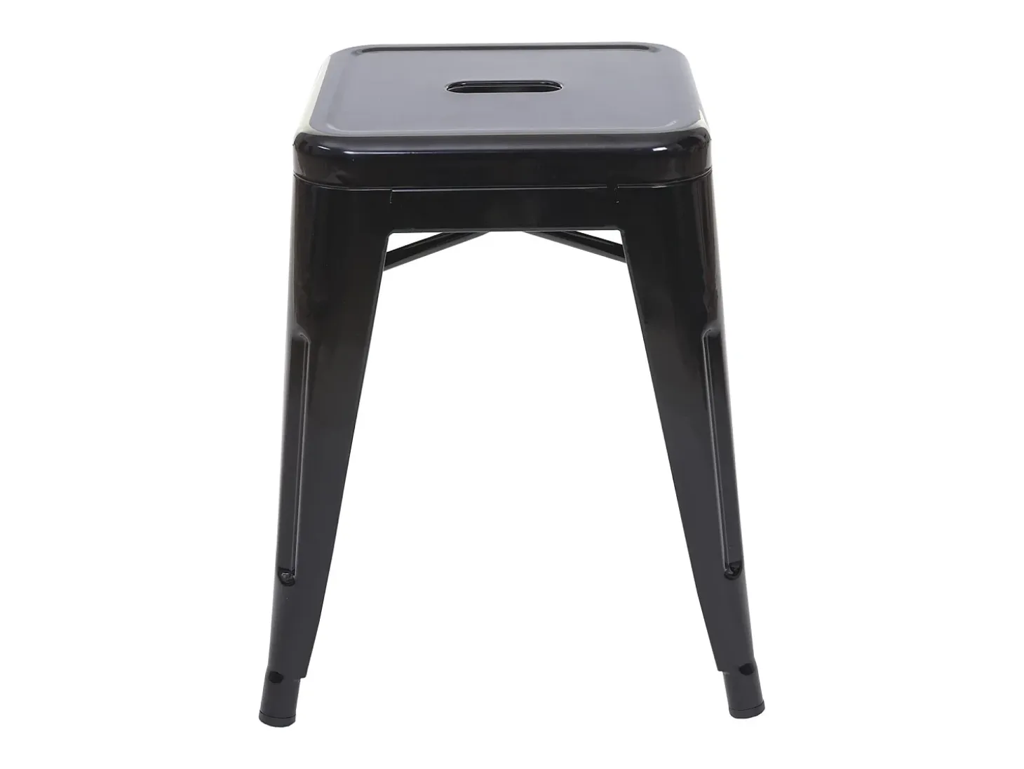 Taburete MCW-A73 (set de 2), negro
