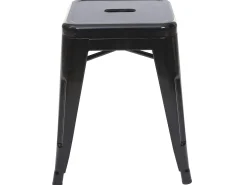 Taburete metálico MCW-A73, negro
