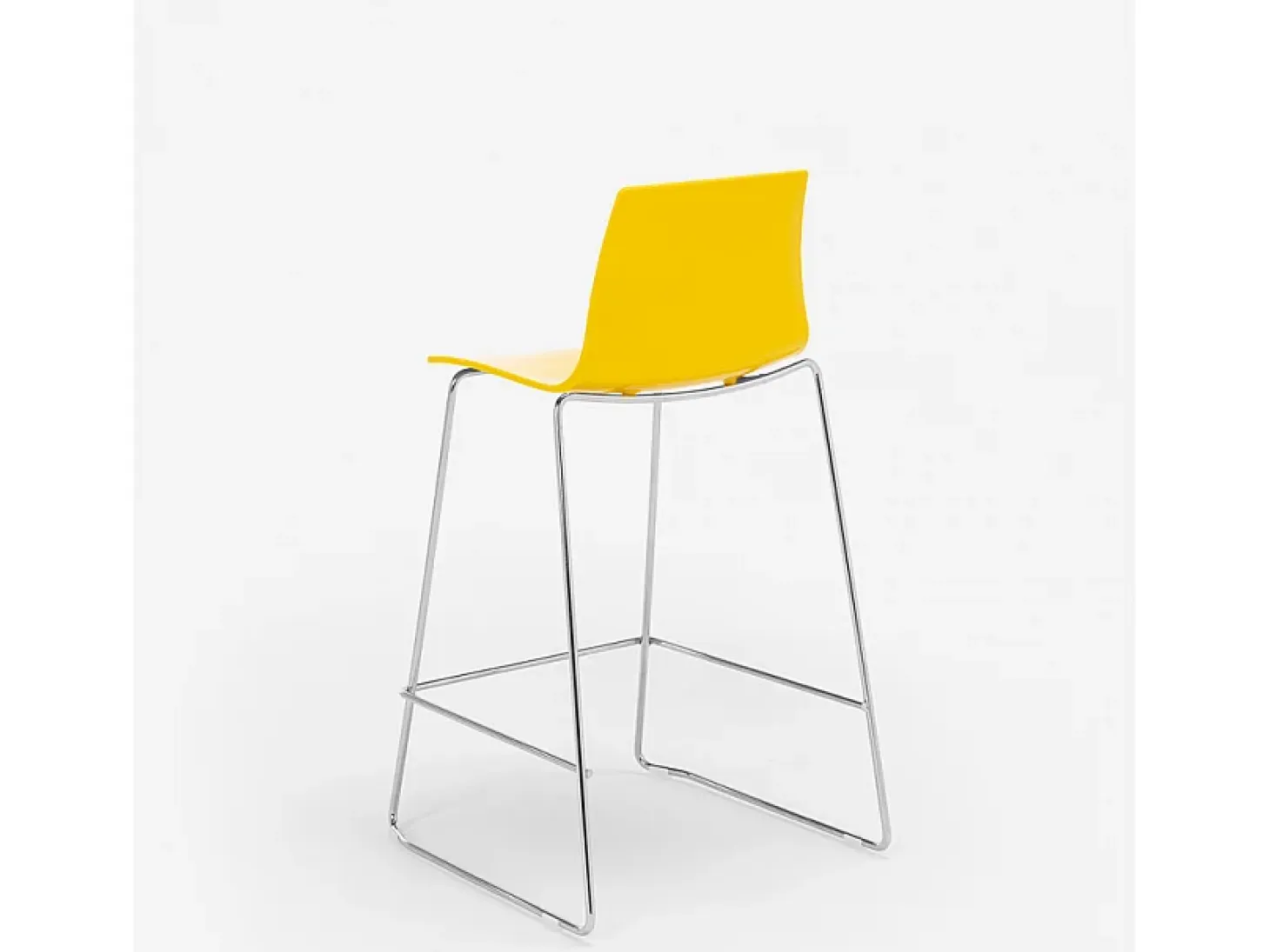 Taburete Para Bar y Cocina 64 cm Grand Soleil Mini Imola De Diseño - Amarillo