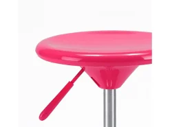 Taburete pequeño para niños de diseño, altura ajustable Seattle - Rosa