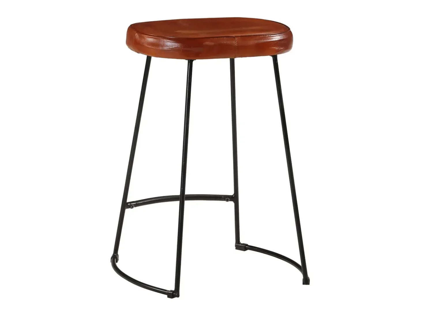 Taburetes de bar 2 uds marrón oscuro 41x29x62 cm
