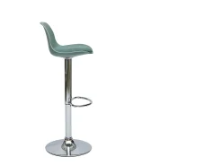 Taburetes de bar diseño verde gris (juego de 2) STEEVY