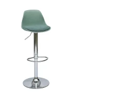 Taburetes de bar diseño verde gris (juego de 2) STEEVY