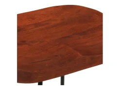 Taburetes de bar Gavin 2 uds madera mango maciza 50x40x78 cm