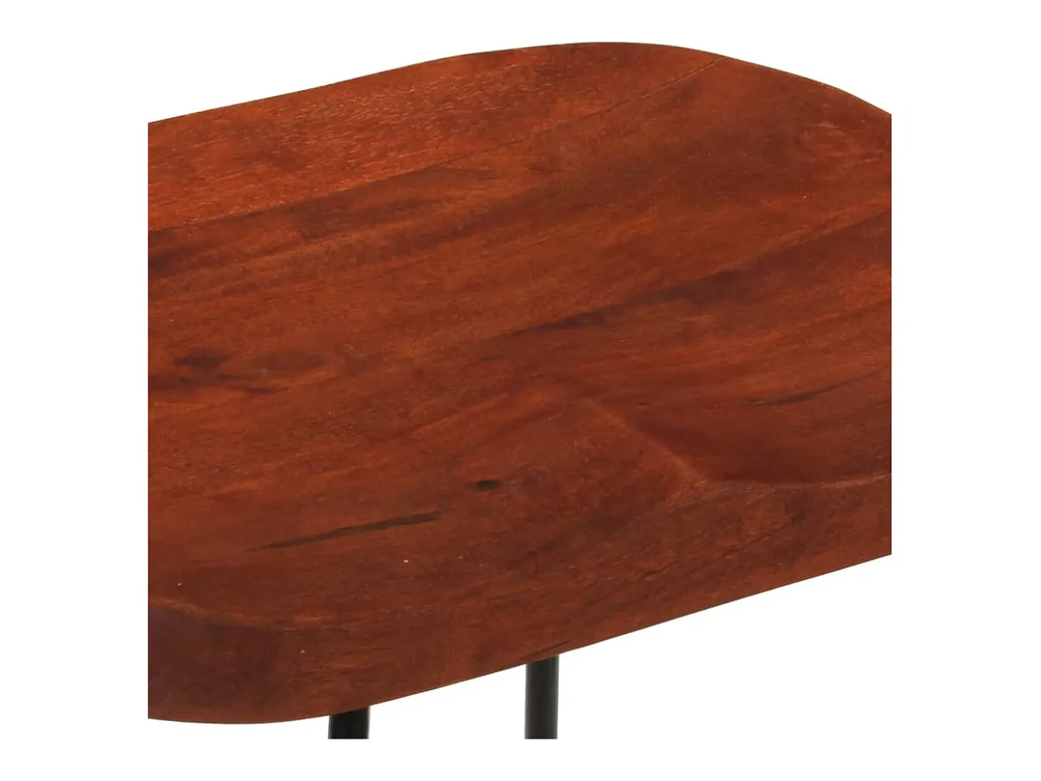 Taburetes de bar Gavin 2 uds madera mango maciza 50x40x78 cm