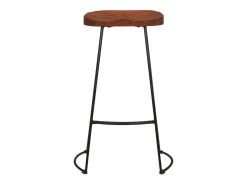 Taburetes de bar Gavin 2 uds madera mango maciza 50x40x78 cm