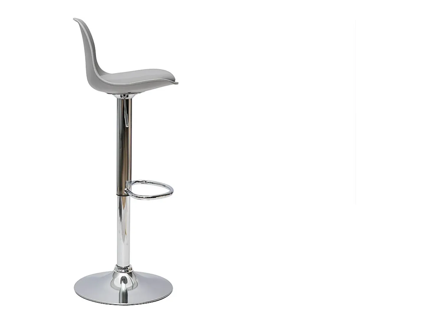 Taburetes de bar gris claro (lote de 2) STEEVY