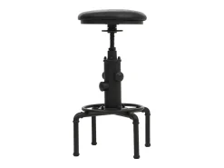 Taburetes de bar MCW-N23 (juego de 2), negro