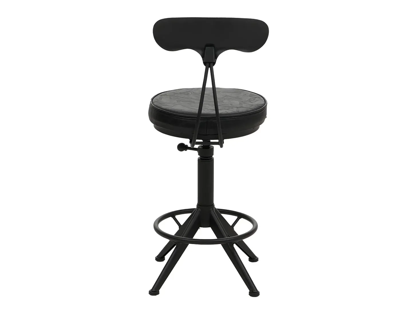Taburetes de bar MCW-O84 (juego de 2), negro