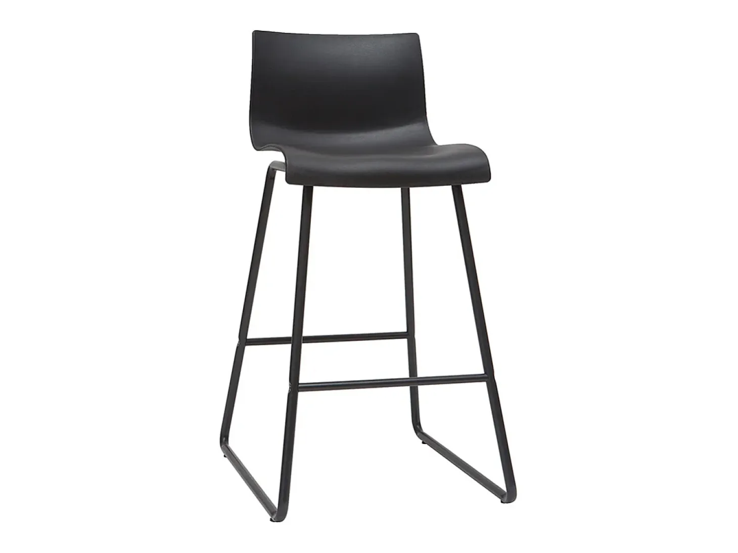 Taburetes de bar modernos negros 65 cm (lote de 2) ONA