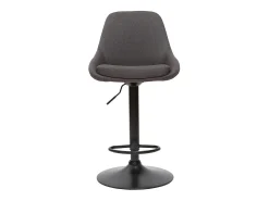 Taburetes de bar modernos regulables gris oscuro (lote de 2) HOLO
