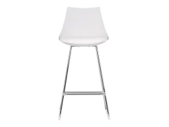 Taburetes de bar modernos blancos 65 cm (lote de 2) JUNE