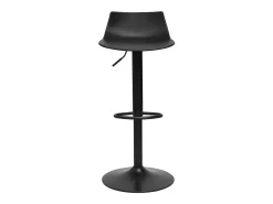 Taburetes de bar regulables en diseño negro (juego de 2) KELLY