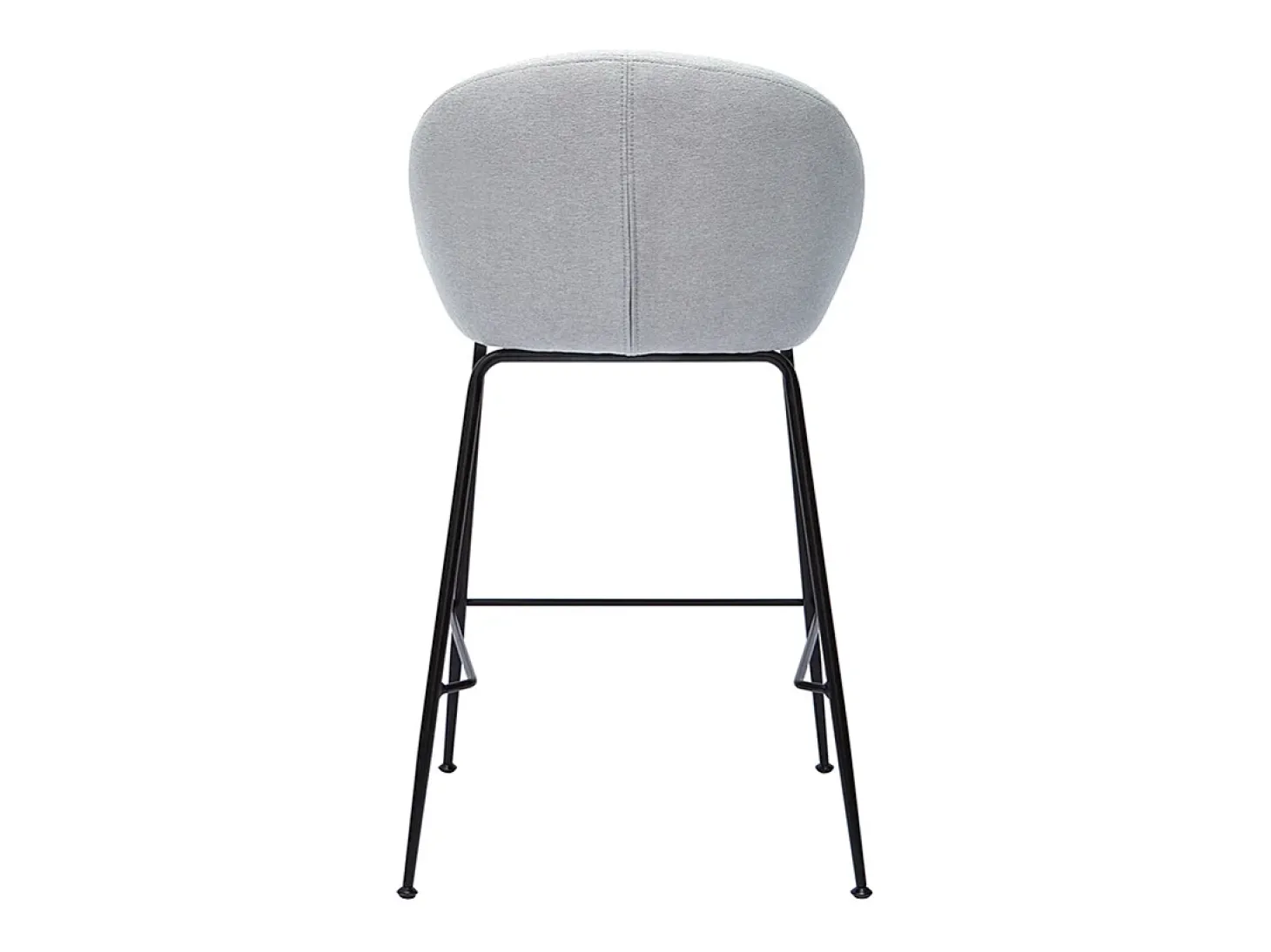 Taburetes de bar tejido gris claro 65 cm (lote de 2) SHERU