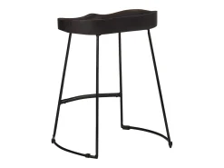 Taburetes de barra 46x38x52 cm madera maciza de mango