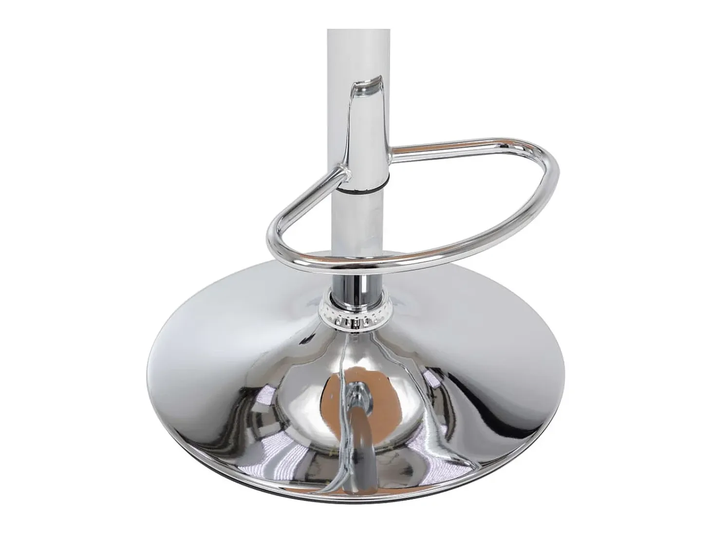 Taburetes de cocina 2 uds madera curvada cuero sintético crema