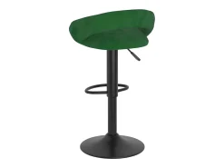 Taburetes de cocina 2 unidades terciopelo verde oscuro
