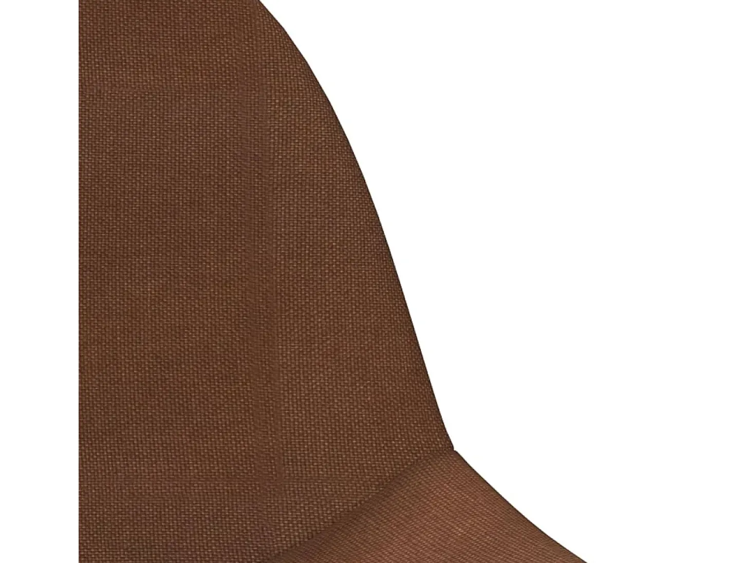 Taburetes de cocina 2 unidades tela marrón