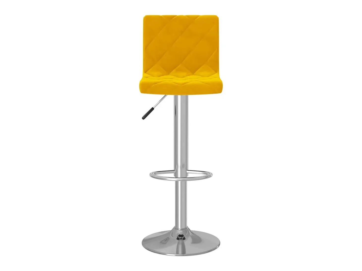Taburetes de cocina 2 unidades terciopelo amarillo mostaza