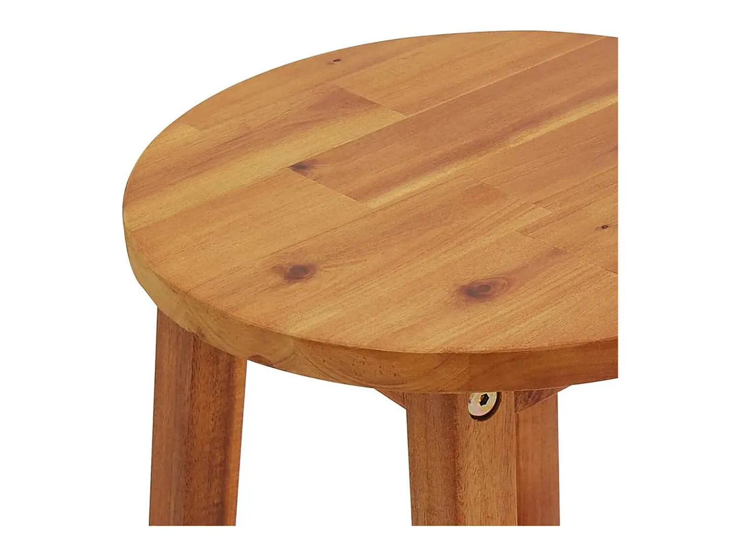 Taburetes de cocina 6 unidades madera maciza de acacia